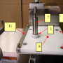 Pacesetter Mold Plate Guide Rails Front View