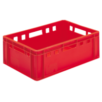 Red Euro Meat Container E2