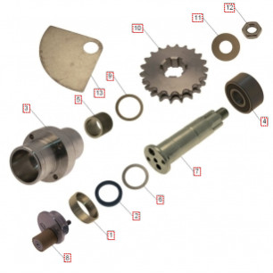 Eccentric Shaft Exploded View