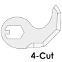 4-Cut Alexanderworks Bowl Cutter Blade
