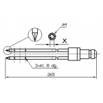 Dorit L265 4mm Injector Needles