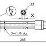 Dorit L265 4mm Injector Needles