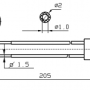 Fomaco 4x1.6xL205 Injector Needles