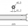 Fomaco 4x2xL205 Injector Needles