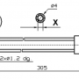 Fomaco 4xL305 Injector Needles