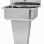 Pedestal Sink with Single Foot Pedal
