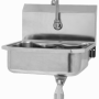 Wall Mount Sink with Single Knee Valve
