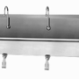 5 Person Wall Mount Sink with Single Knee Valve