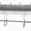 6 Person Floor Mount Sink with Sensor