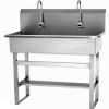 2 Person Floor Mount Sink with Sensor