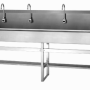4 Person Floor Mount Sink with Sensor