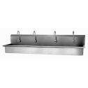 4 Person Wall Mount Sink with Sensor