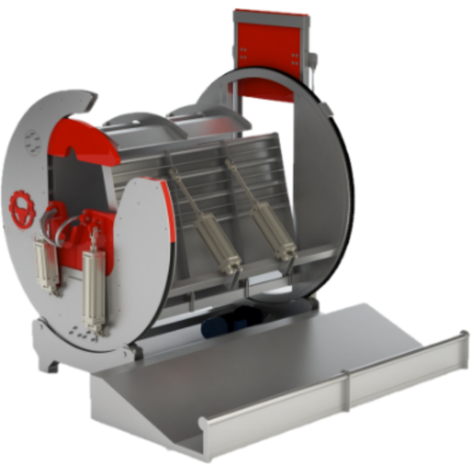 Rotational Cattle Killing Box