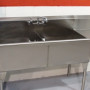 Double Sink Complete with Faucet