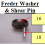 Patty-O-Matic 330A Feeder Washer and Shear Pin