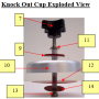 Patty-O-Matic 330A Knock Out Cup Exploded View