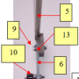 Patty-O-Matic 330A Knock Out Shaft and Lever Assembly