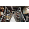 Custom Stainless Steel Crossover With Six Outlet Stairs