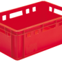 Red Euro Meat Container E2