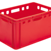 Red Euro Meat Containers E3