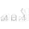 Industrial Meat Buggy Tipper Dumper