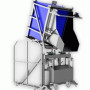 Tipper for Pallboxes With Airtight Discharge