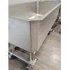Stainless Steel Meat Storage Tub with Drain