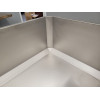 Stainless Steel Meat Storage Tub with Drain