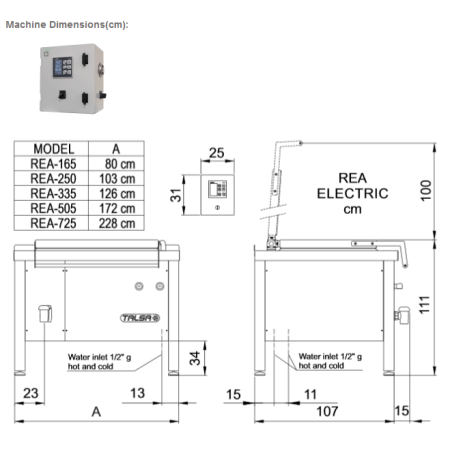 Talsa Electric Boiler REA-505