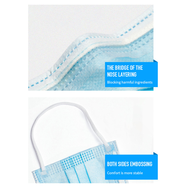 3-Ply Non-Medical Disposable Face Masks