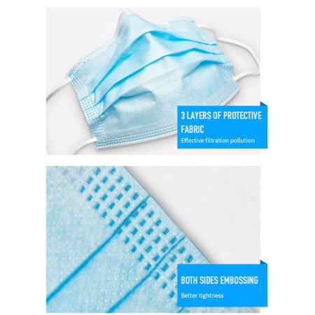 3-Ply Non-Medical Disposable Face Masks