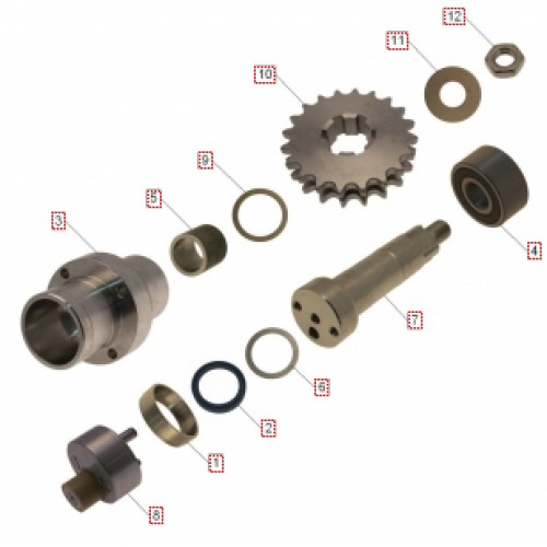 Eccentric Shaft Exploded View 106507ex