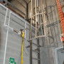 Stainless Steel Ladder With Safety Cage