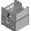 Star-type immersion scalder