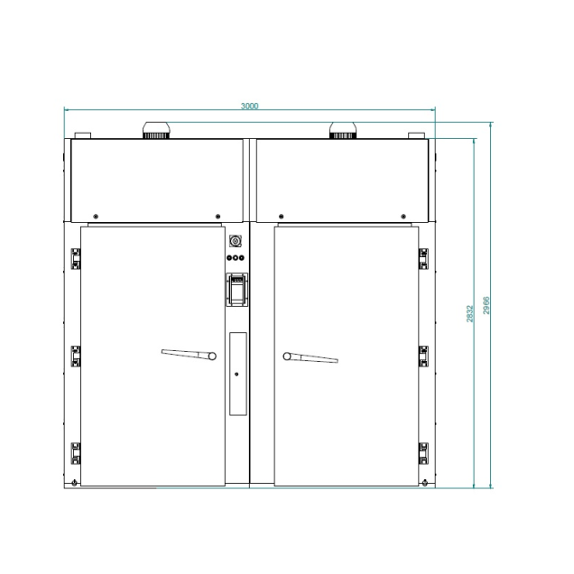 Two Trolley Smoke Chamber