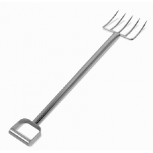 44" Stainless Steel Fork - Shorter Tines