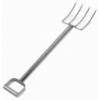 44" Stainless Steel Fork - 4 Tines