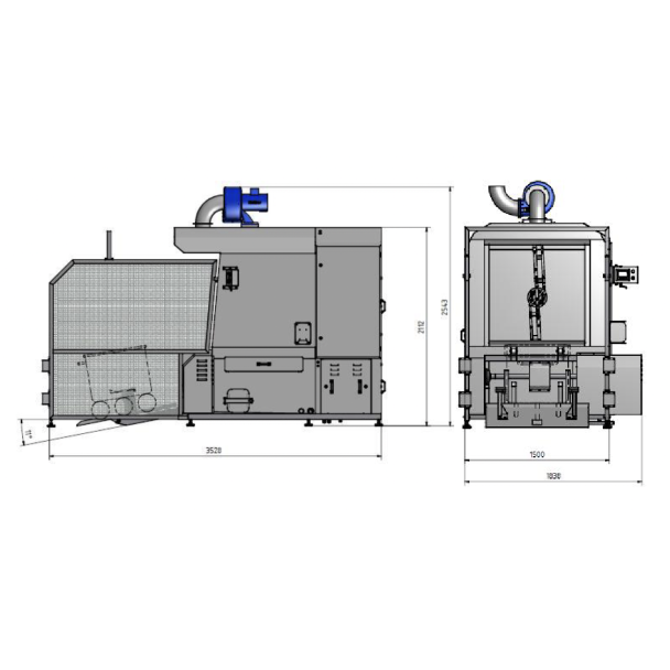 200L & 300L Front Load Buggy Washer