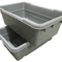 Gray Meat Lugs Totes