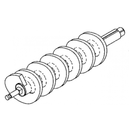 Worm Feed Screw - 32 - Biro Grinder