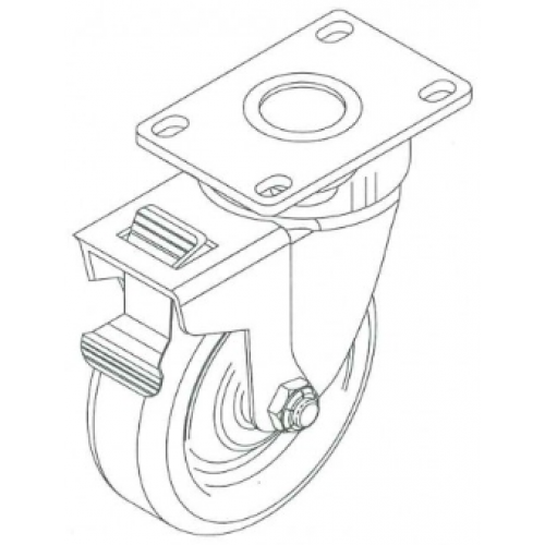Caster W/Swivel Lock, EMG-32, Mini-32, 5