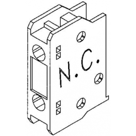 Contact Block, Normally Closed, Biro EMG-32 -  EMG90180