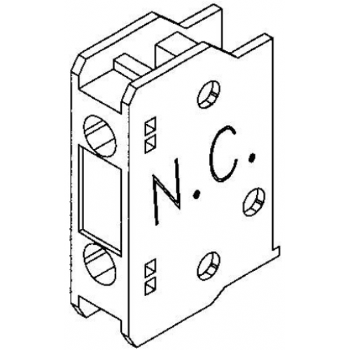 Contact Block, Normally Closed, Biro EMG-32 -  EMG90180