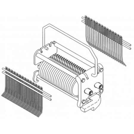 Biro Stew and Fajita Cutter Assembly and Cradle, Cutting 3/8
