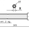 Fomaco 2xL305 Injector Needles