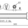 Fomaco 2xL305M Injector Needles