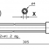 Fomaco 4xL305 Injector Needles