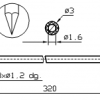 Gunther L320 3mm Injector Needles