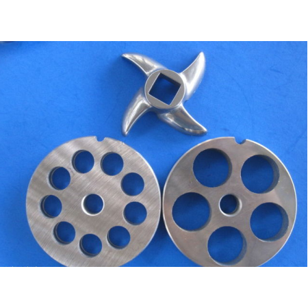 3-pc #22 Meat Grinder plate disc knife 1/2
