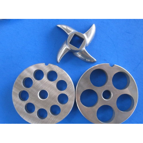 3-pc #22 Meat Grinder plate disc knife 1/2